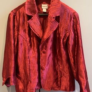 Chico’s maroon blazer - 1
